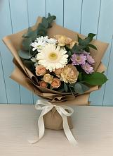 Букет цветов из:  Герберы и Хризантемы в Чите