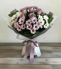 Букет цветов из:  Хризантемы и Розы #REPLACE_PRED# Чите