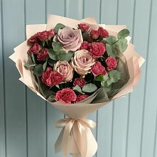 Букет цветов из:  Гвоздики и Розы #REPLACE_PRED# Чите