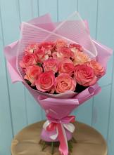Букет 15 Розовых роз Равель в Чите