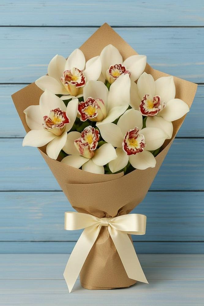 Букет цветов из: Орхидеи и Розы в Чите