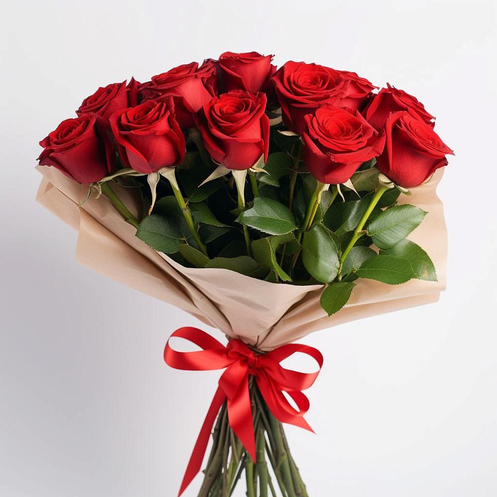 Букет 11 Красных роз Эдлесс Лав в Чите