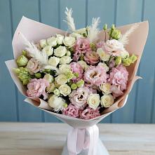 Букет цветов из:  Альстромерии и Розы #REPLACE_PRED# Чите